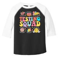 Funny Test Day Motivational Teacher Student Testing Squad Toddler Fine Jersey T-Shirt
