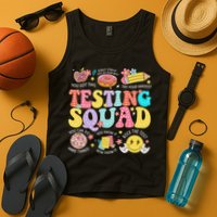 Funny Test Day Motivational Teacher Student Testing Squad Tank Top