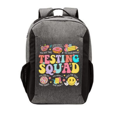 Funny Test Day Motivational Teacher Student Testing Squad Vector Backpack