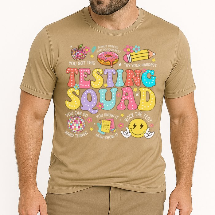 Funny Test Day Motivational Teacher Student Testing Squad Performance Shirt