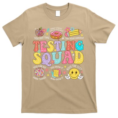 Funny Test Day Motivational Teacher Student Testing Squad T-Shirt