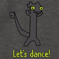 Funny Toothless Dance Meme LetS Dance Vector Backpack