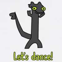 Funny Toothless Dance Meme LetS Dance Cooling Performance Crew T-Shirt