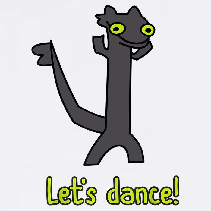 Funny Toothless Dance Meme LetS Dance Tall T-Shirt