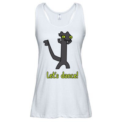 Funny Toothless Dance Meme LetS Dance Ladies Essential Flowy Tank