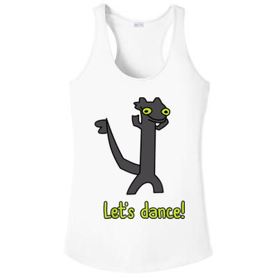 Funny Toothless Dance Meme LetS Dance Ladies PosiCharge Competitor Racerback Tank