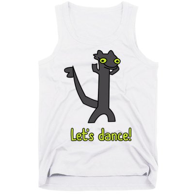 Funny Toothless Dance Meme LetS Dance Tank Top