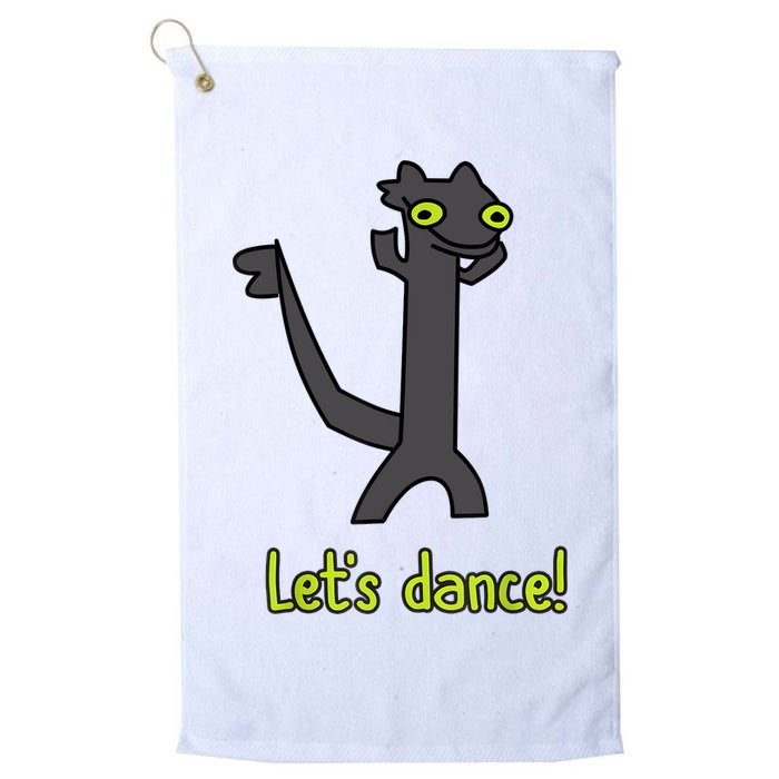 Funny Toothless Dance Meme LetS Dance Golf Towel