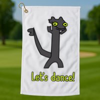 Funny Toothless Dance Meme LetS Dance Golf Towel