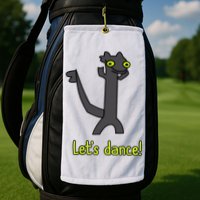 Funny Toothless Dance Meme LetS Dance Golf Towel