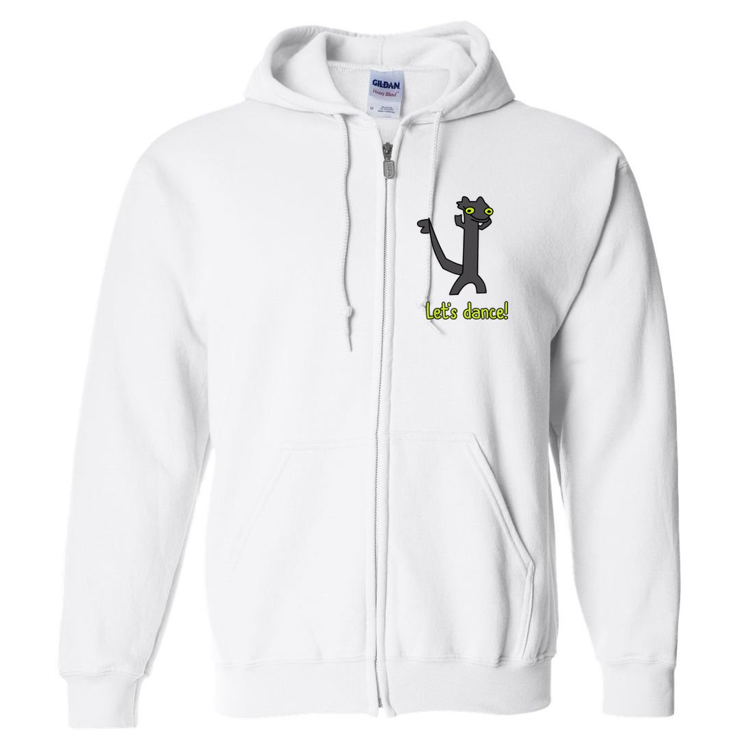 Funny Toothless Dance Meme LetS Dance Full Zip Hoodie