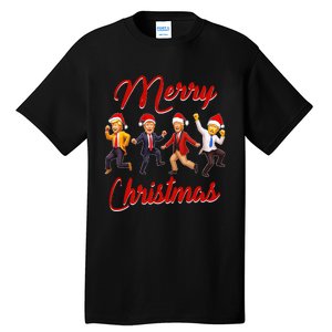 Funny Trump Dance Santa Claus Christmas Xmas Pajamas Holiday Tall T-Shirt