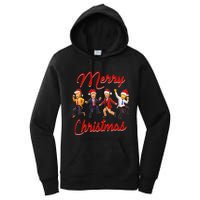 Funny Trump Dance Santa Claus Christmas Xmas Pajamas Holiday Women's Pullover Hoodie