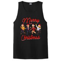 Funny Trump Dance Santa Claus Christmas Xmas Pajamas Holiday PosiCharge Competitor Tank