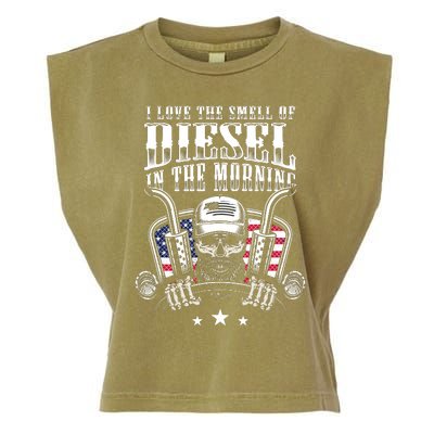 Funny Truck Driver Gift For I Love The Smell Of Diesel Garment-Dyed Women's Muscle Tee