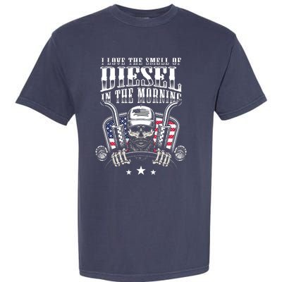 Funny Truck Driver Gift For I Love The Smell Of Diesel Garment-Dyed Heavyweight T-Shirt