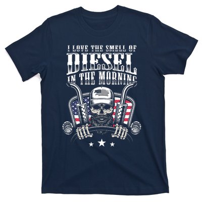 Funny Truck Driver Gift For I Love The Smell Of Diesel T-Shirt