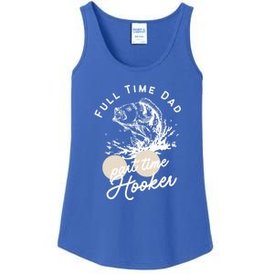 Full Time Dad Part Time Hooker Father's Day Gift Ladies Essential Tank