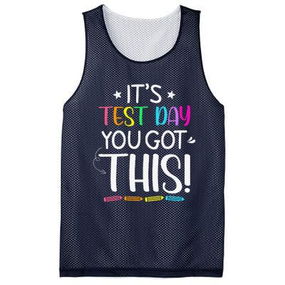 Funny Testing Day ItS Test Day You Got This Teacher Student Mesh Reversible Basketball Jersey Tank