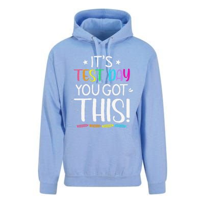 Funny Testing Day ItS Test Day You Got This Teacher Student Unisex Surf Hoodie