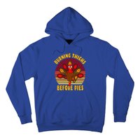 Funny Thanksgiving Day 5k 10k Trot Run Runner Costume  Hoodie