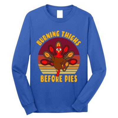 Funny Thanksgiving Day 5k 10k Trot Run Runner Costume  Long Sleeve Shirt