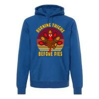 Funny Thanksgiving Day 5k 10k Trot Run Runner Costume  Premium Hoodie