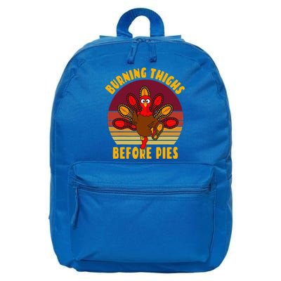 Funny Thanksgiving Day 5k 10k Trot Run Runner Costume  16 in Basic Backpack