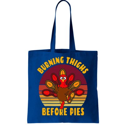 Funny Thanksgiving Day 5k 10k Trot Run Runner Costume  Tote Bag