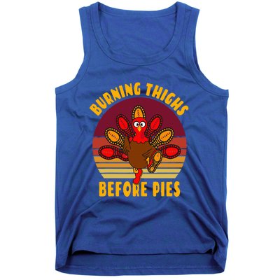 Funny Thanksgiving Day 5k 10k Trot Run Runner Costume  Tank Top