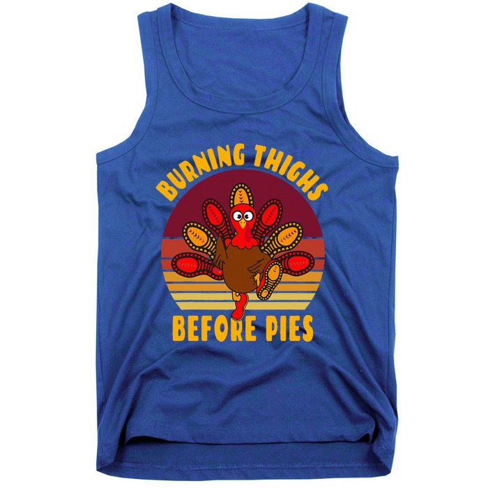 Funny Thanksgiving Day 5k 10k Trot Run Runner Costume  Tank Top