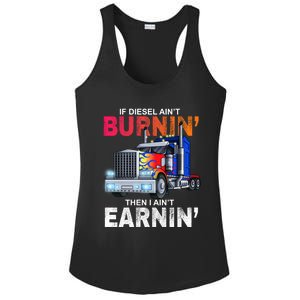 Funny Trucker Diesel Big Rig Semi Trailer Truck Driver Gift Great Gift Ladies PosiCharge Competitor Racerback Tank