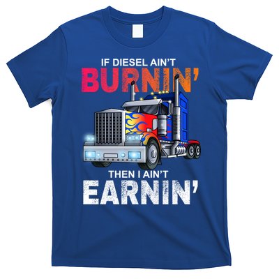 Funny Trucker Diesel Big Rig Semi Trailer Truck Driver Gift Great Gift T-Shirt