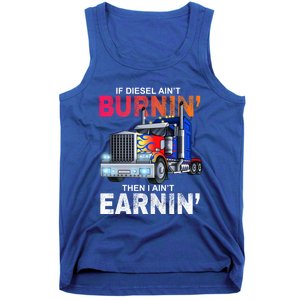 Funny Trucker Diesel Big Rig Semi Trailer Truck Driver Gift Great Gift Tank Top