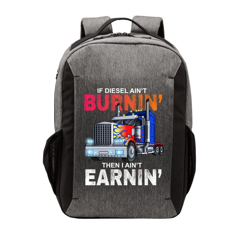 Funny Trucker Diesel Big Rig Semi Trailer Truck Driver Gift Great Gift Vector Backpack