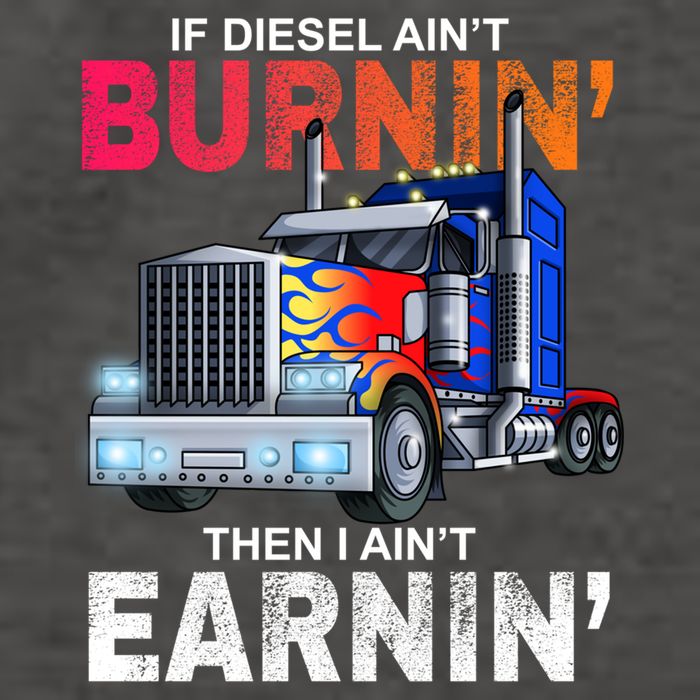 Funny Trucker Diesel Big Rig Semi Trailer Truck Driver Gift Great Gift Vector Backpack