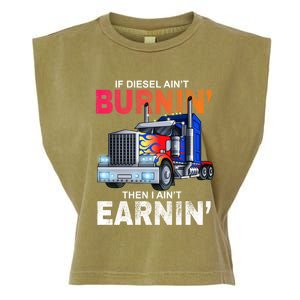 Funny Trucker Diesel Big Rig Semi Trailer Truck Driver Gift Great Gift Garment-Dyed Women's Muscle Tee