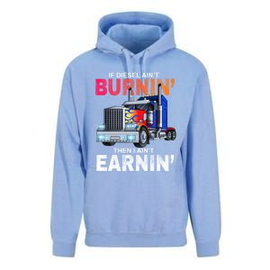 Funny Trucker Diesel Big Rig Semi Trailer Truck Driver Gift Great Gift Unisex Surf Hoodie