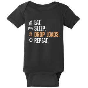 Funny Truck Driver Mechanic Art Baby Bodysuit