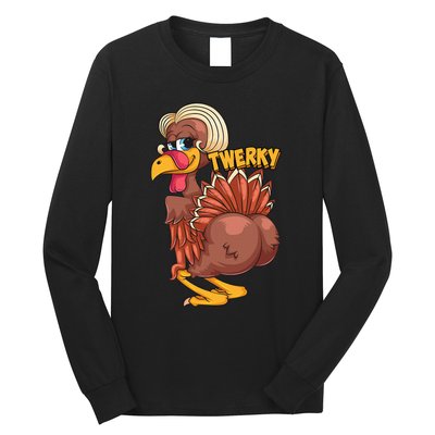 Funny Twerky Dance Cute Love Twerk Dancing Thanksgiving Gift Long Sleeve Shirt