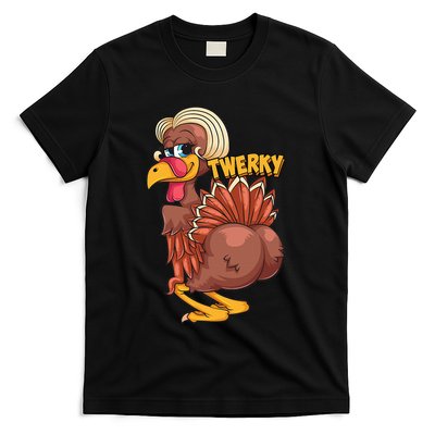 Funny Twerky Dance Cute Love Twerk Dancing Thanksgiving Gift T-Shirt