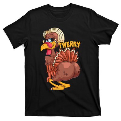 Funny Twerky Dance Cute Love Twerk Dancing Thanksgiving Gift T-Shirt