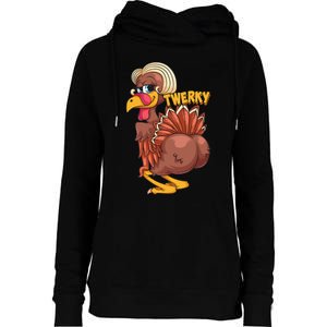 Funny Twerky Dance Cute Love Twerk Dancing Thanksgiving Gift Womens Funnel Neck Pullover Hood