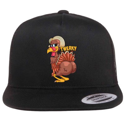 Funny Twerky Dance Cute Love Twerk Dancing Thanksgiving Gift Flatbill Hat