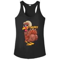 Funny Twerky Dance Cute Love Twerk Dancing Thanksgiving Gift Ladies PosiCharge Competitor Racerback Tank