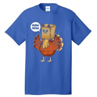 Funny Thanksgiving Day Fake Cat Turkey Meow Animal Farmer  Tall T-Shirt