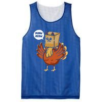 Funny Thanksgiving Day Fake Cat Turkey Meow Animal Farmer  Mesh Reversible Basketball Jersey Tank