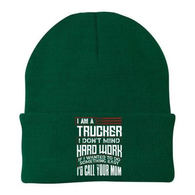 Funny Trucker Diesel Big Rig Semigifttrailer Truck Driver Gift Cute Gift Knit Cap Winter Beanie