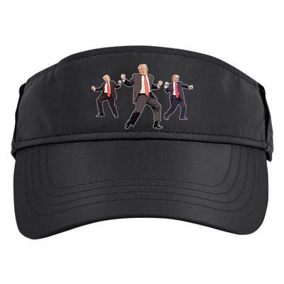 Funny Trump Dancing Dance Moves Rally Maga Adult Drive Performance Visor