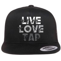 Funny Tap Dancing Design Live Love Tap Dance Flat Bill Trucker Hat